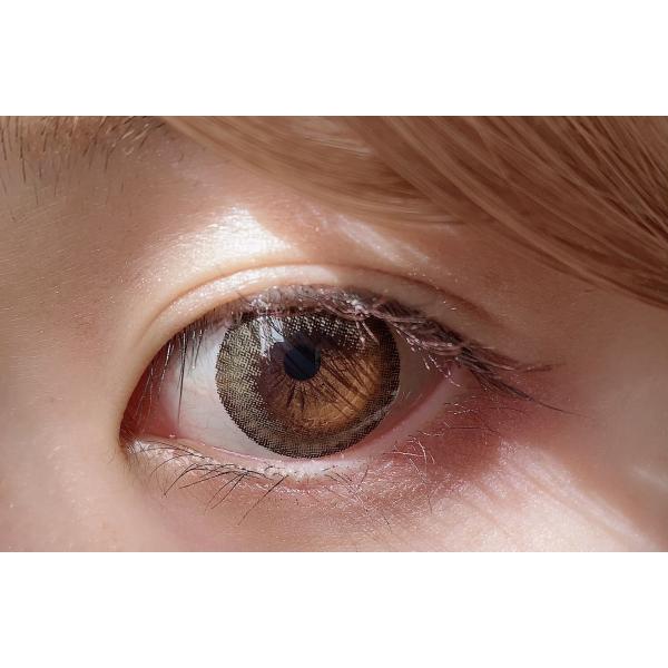 度あり]カラコン Jill（ジル） Sherbet ブラウン(14.8mm)｜GLAM LENS