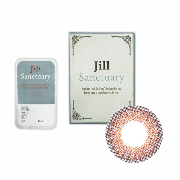 [度あり]カラコン Jill Sanctuary Cinammon Mimosa ブラウン