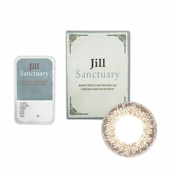 [度なし]カラコン Jill Sanctuary Muffin チョコ(14.5mm)